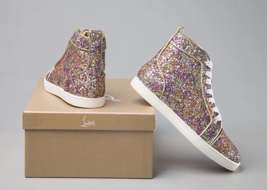 Christian Louboutin Sneaker Orlato Strass Flat