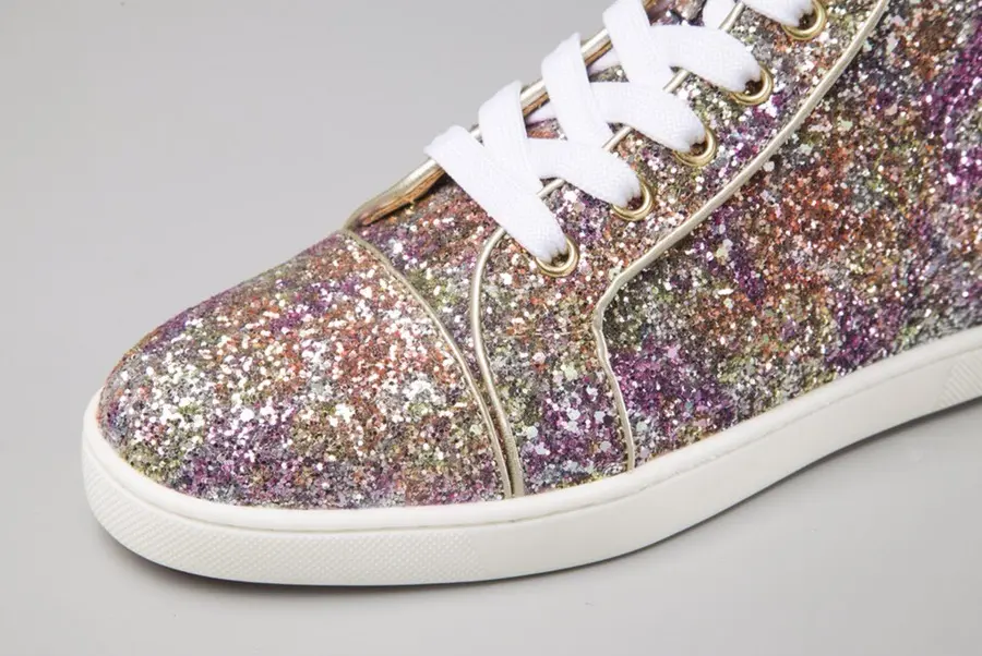 Christian Louboutin Sneaker Orlato Strass Flat