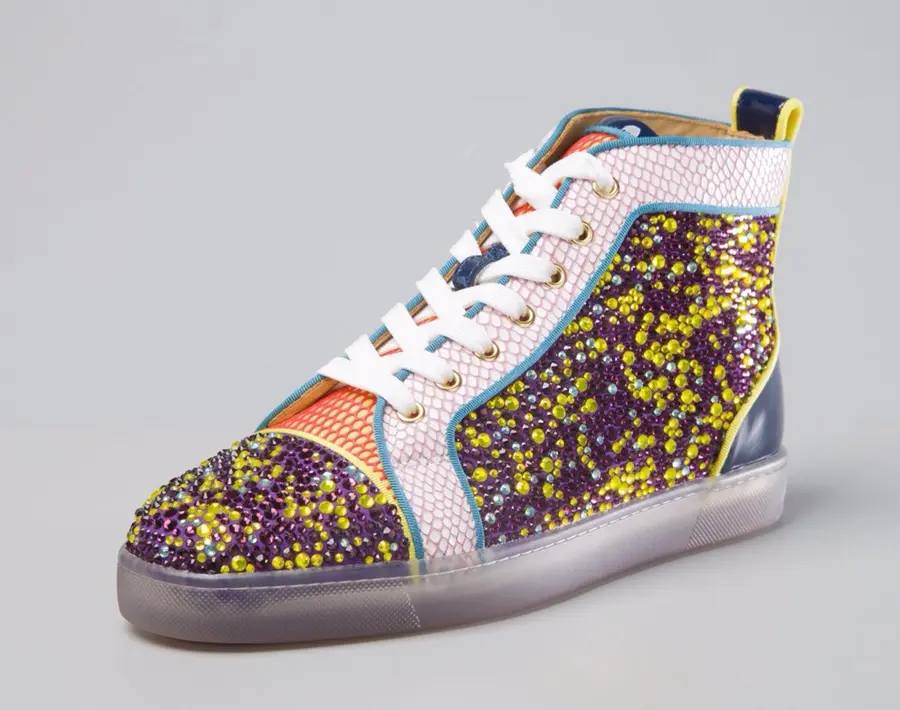 Christian Louboutin Sneaker Orlato Strass Flat