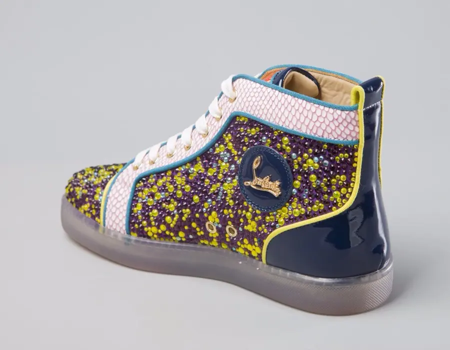 Christian Louboutin Sneaker Orlato Strass Flat