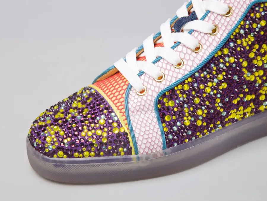 Christian Louboutin Sneaker Orlato Strass Flat