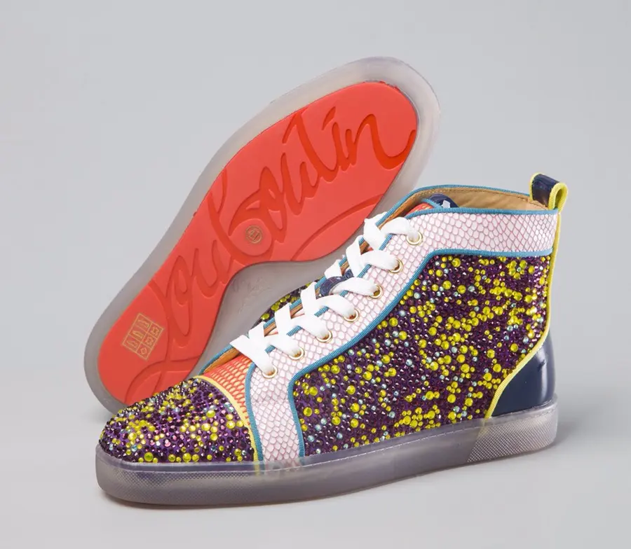 Christian Louboutin Sneaker Orlato Strass Flat