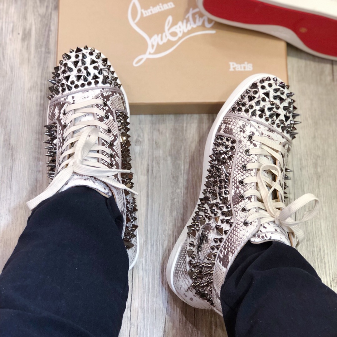 Christian Louboutin Sneaker Orlato Spikes Flat