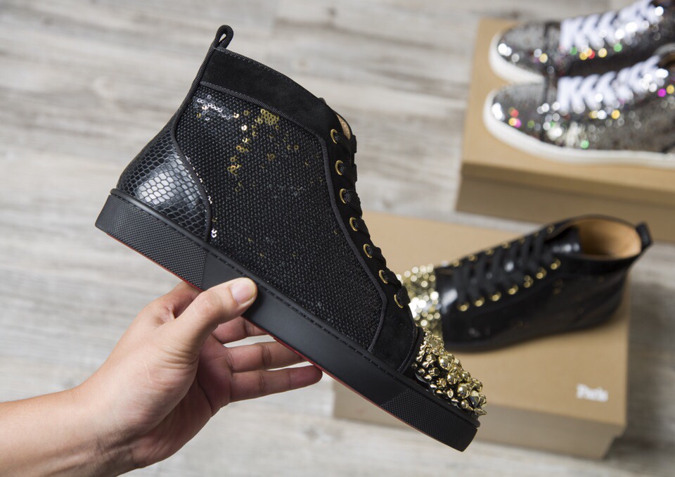 Christian Louboutin Sneaker Orlato Spikes Flat