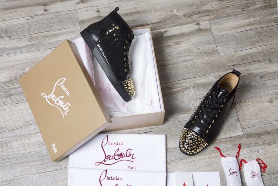 Christian Louboutin Sneaker Orlato Spikes Flat