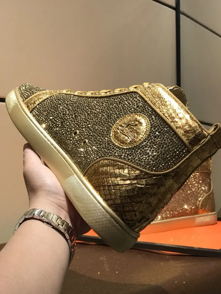 Christian louboutin Sneaker Orlato in Gold