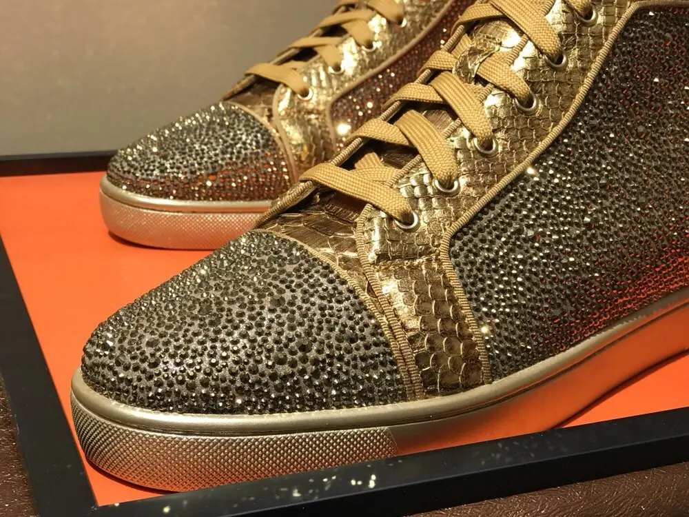 Christian louboutin Sneaker Orlato in Gold