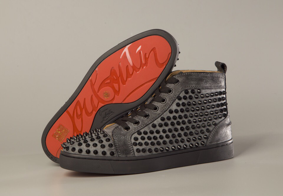 Christian Louboutin Sneaker Louis Spikes Flat