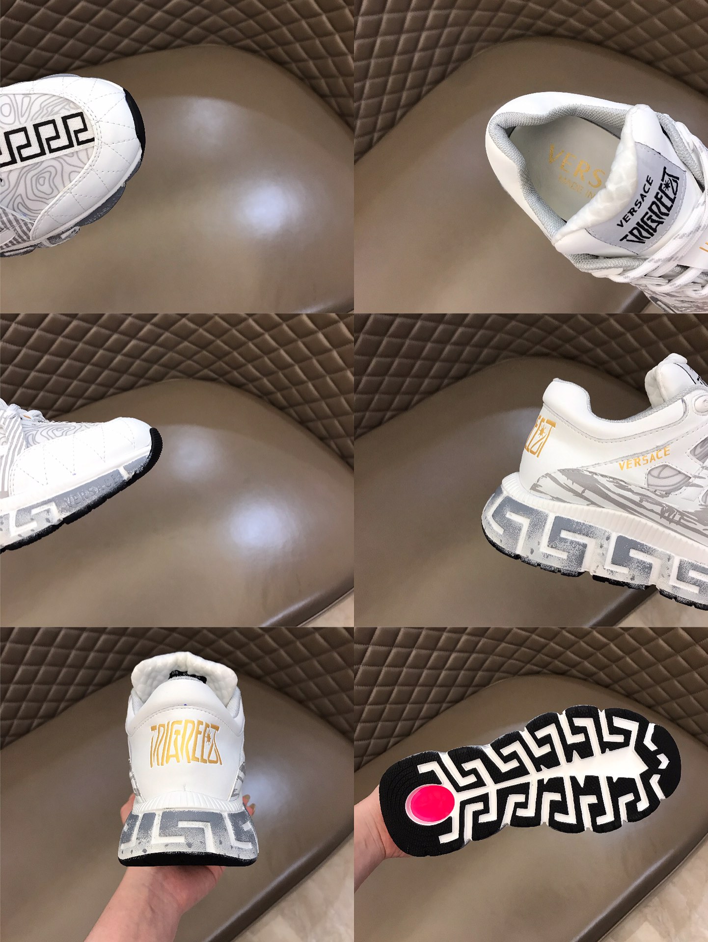 Versace Sneaker Trigreca in White