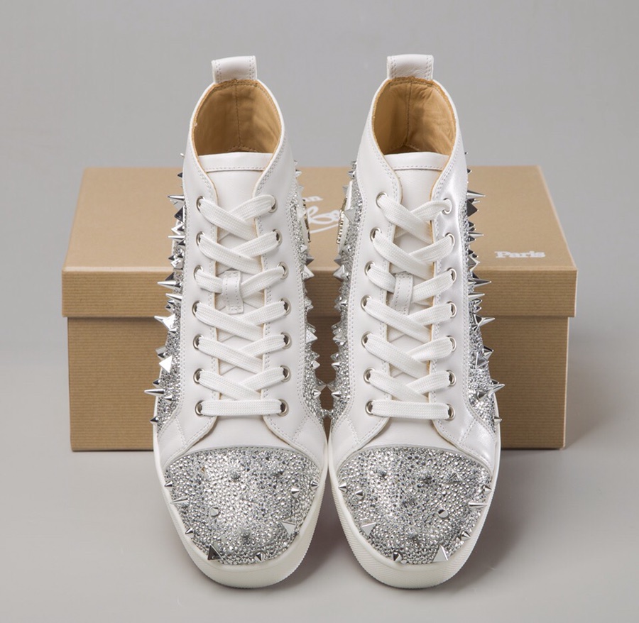 Christian Louboutin Sneaker Louis Spikes Flat