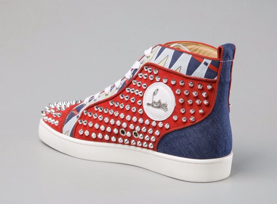 Christian Louboutin Sneaker Louis Spikes Flat