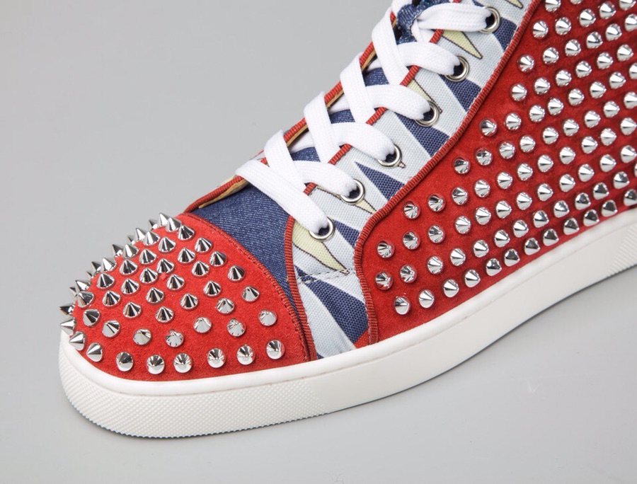 Christian Louboutin Sneaker Louis Spikes Flat