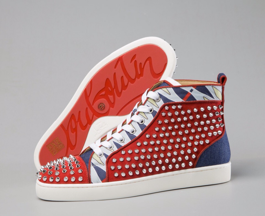 Christian Louboutin Sneaker Louis Spikes Flat