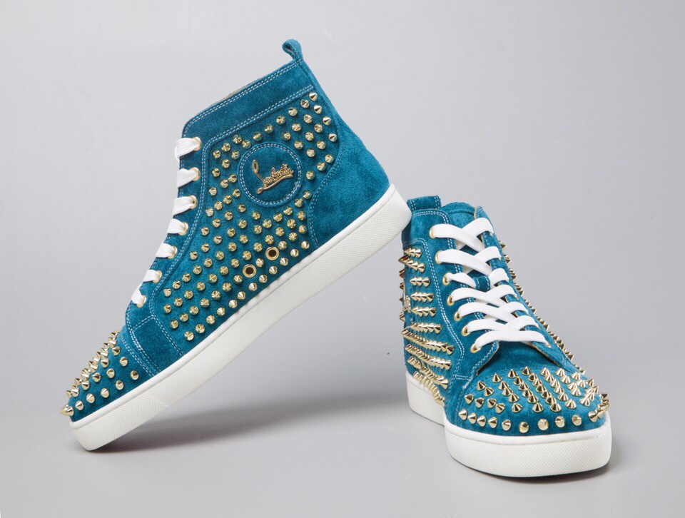 Christian Louboutin Sneaker Louis Spikes Flat