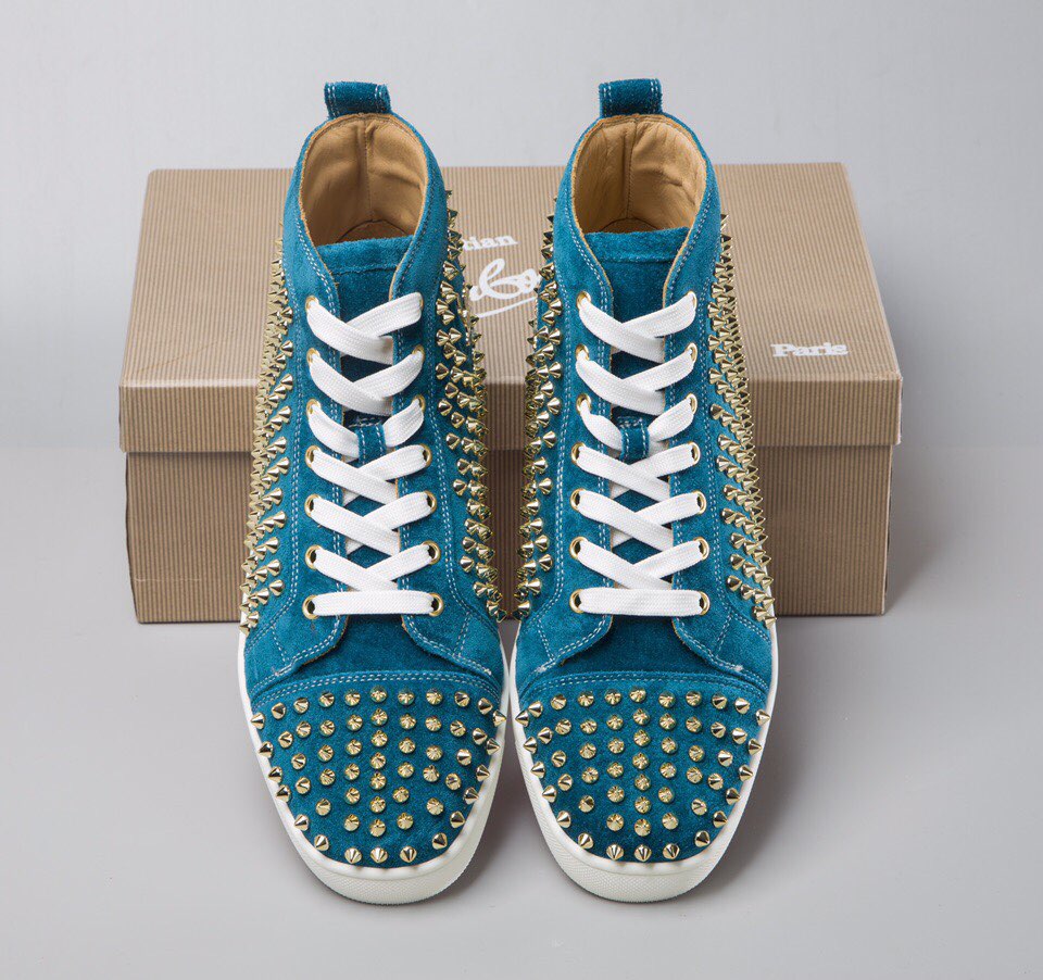 Christian Louboutin Sneaker Louis Spikes Flat