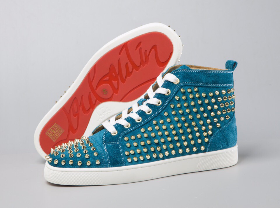 Christian Louboutin Sneaker Louis Spikes Flat