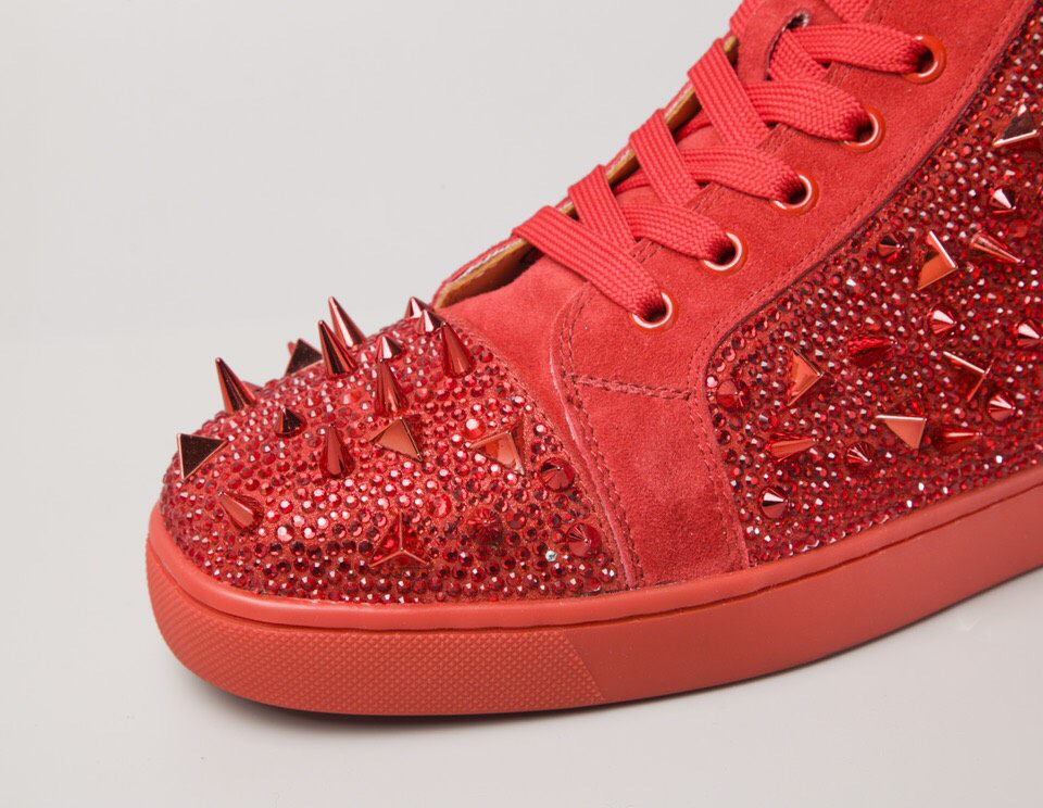 Christian Louboutin Sneaker Louis Spikes Flat