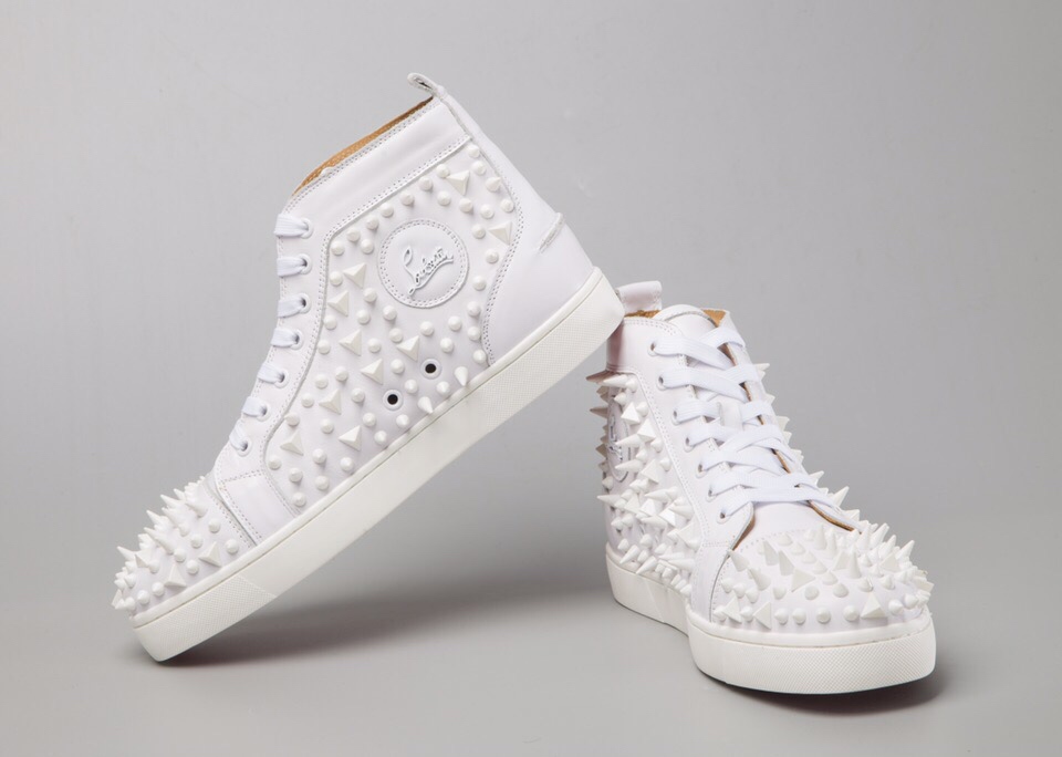 Christian Louboutin Sneaker Louis Spikes Flat