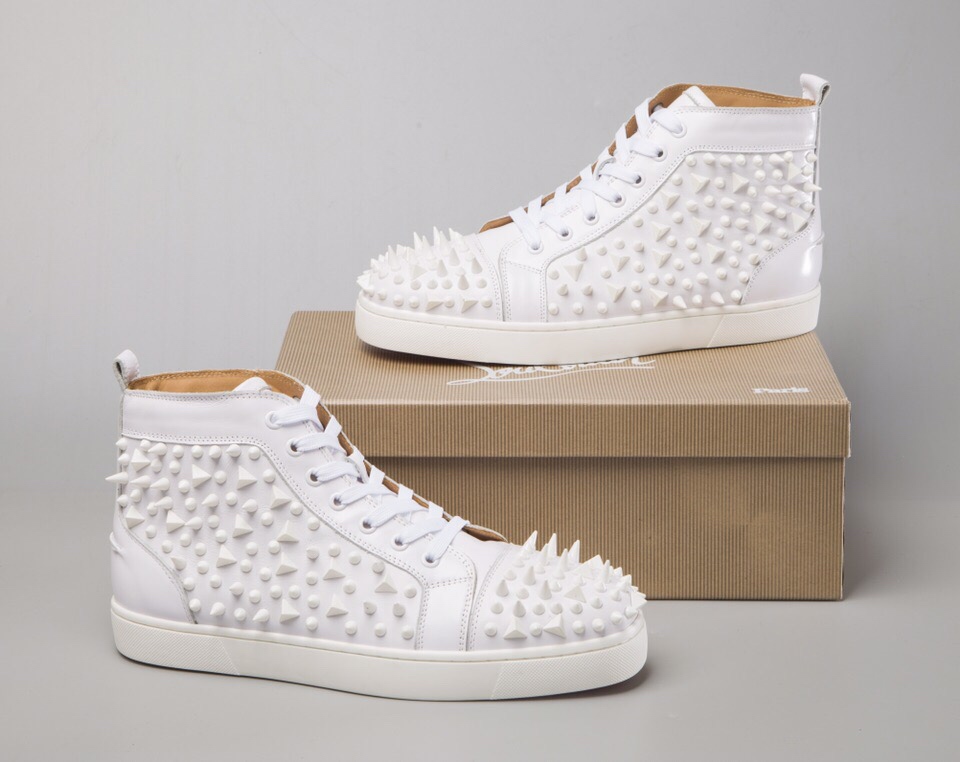 Christian Louboutin Sneaker Louis Spikes Flat