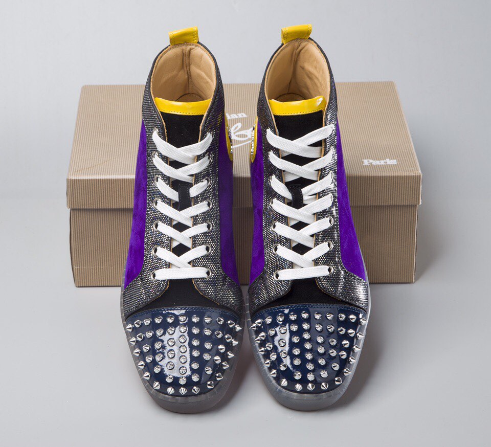 Christian Louboutin Sneaker Louis Spikes Flat