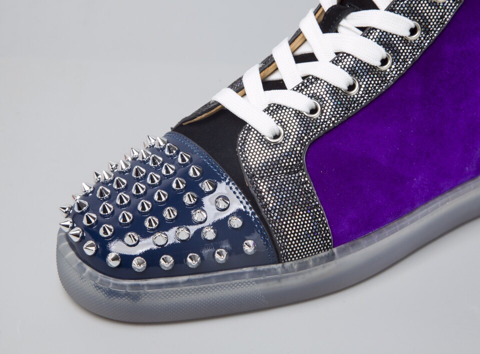 Christian Louboutin Sneaker Louis Spikes Flat