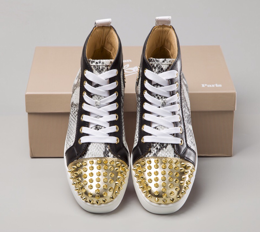 Christian Louboutin Sneaker Louis Spikes Flat