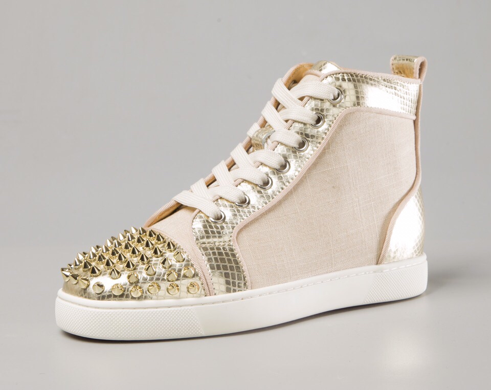 Christian Louboutin Sneaker Louis Spikes Flat