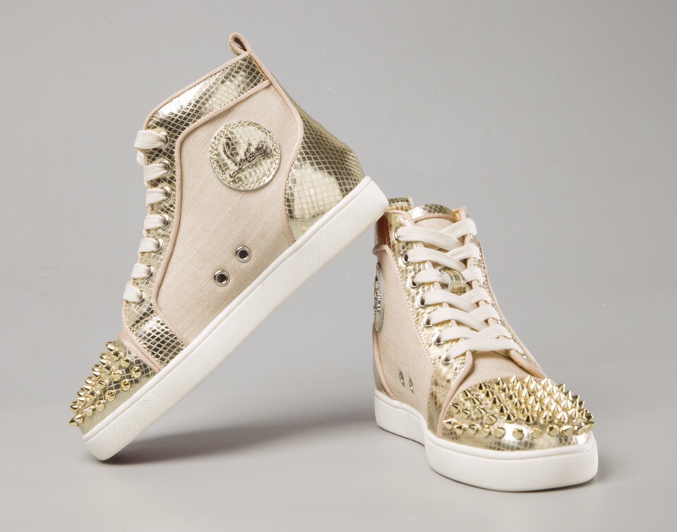 Christian Louboutin Sneaker Louis Spikes Flat