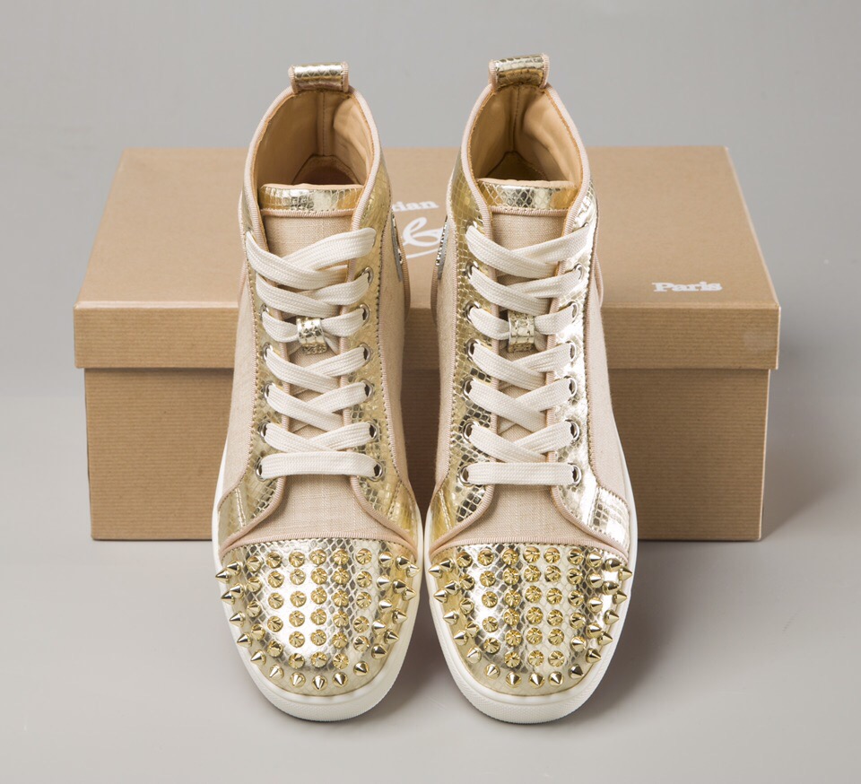 Christian Louboutin Sneaker Louis Spikes Flat