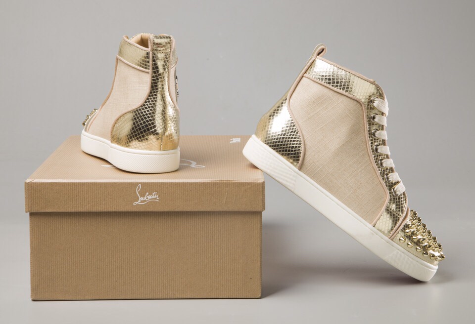 Christian Louboutin Sneaker Louis Spikes Flat