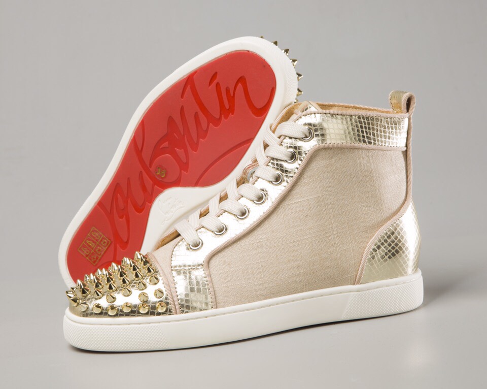 Christian Louboutin Sneaker Louis Spikes Flat