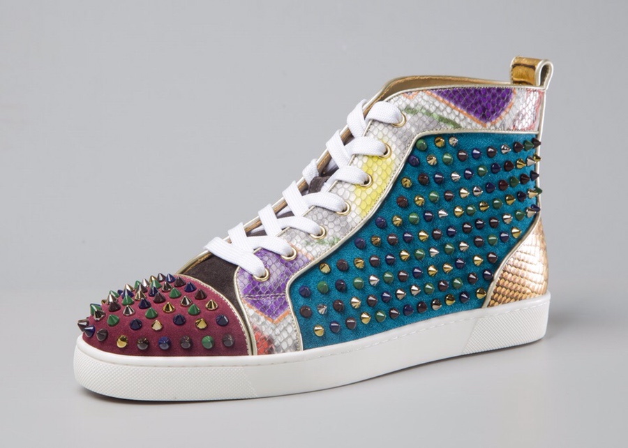 Christian Louboutin Sneaker Louis Spikes Flat