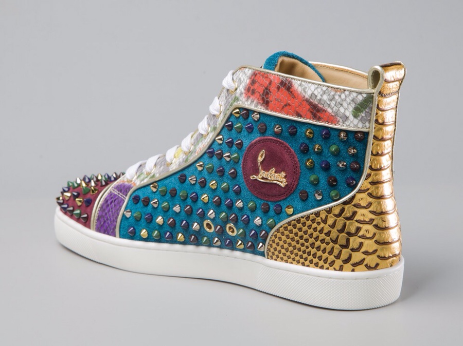 Christian Louboutin Sneaker Louis Spikes Flat