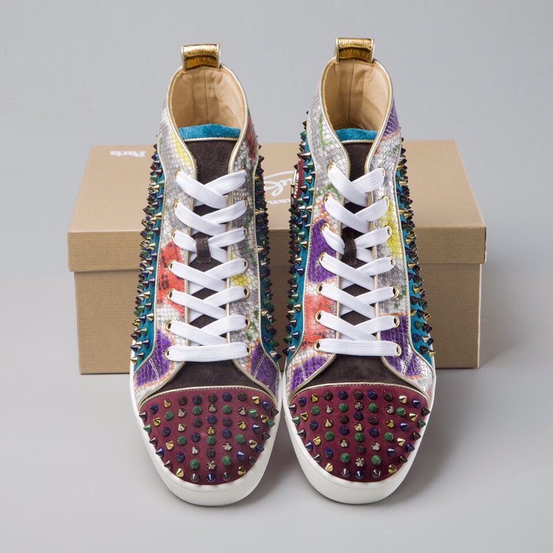 Christian Louboutin Sneaker Louis Spikes Flat