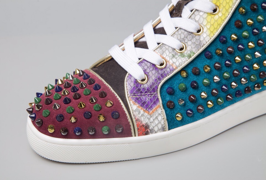 Christian Louboutin Sneaker Louis Spikes Flat