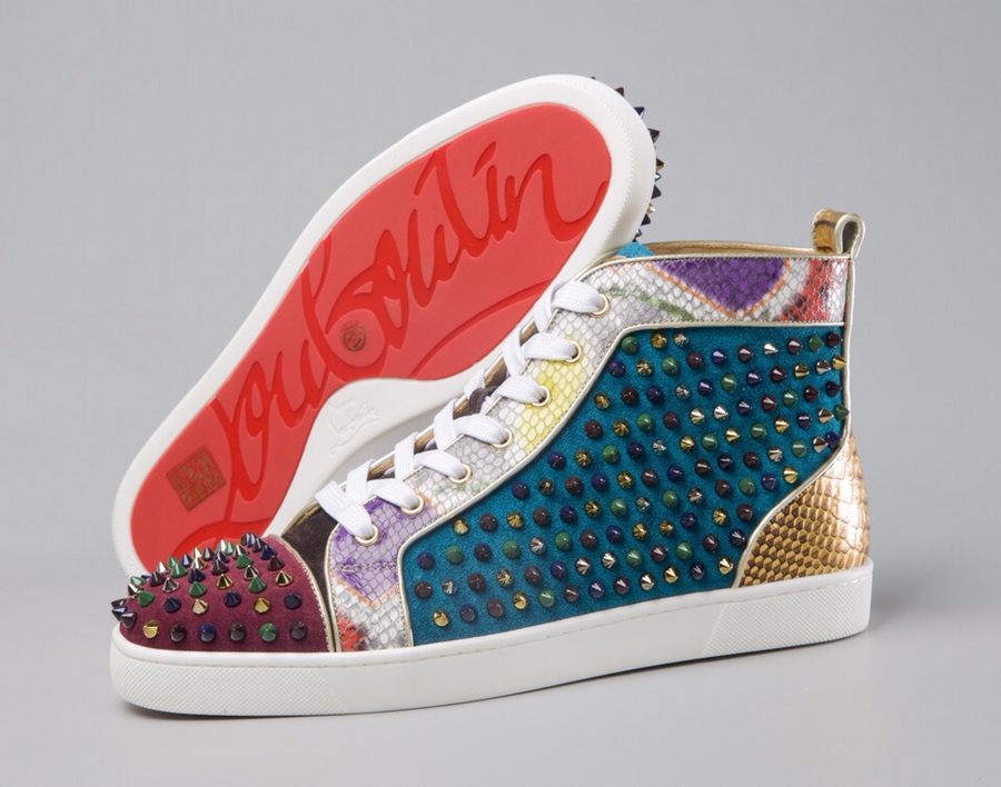 Christian Louboutin Sneaker Louis Spikes Flat