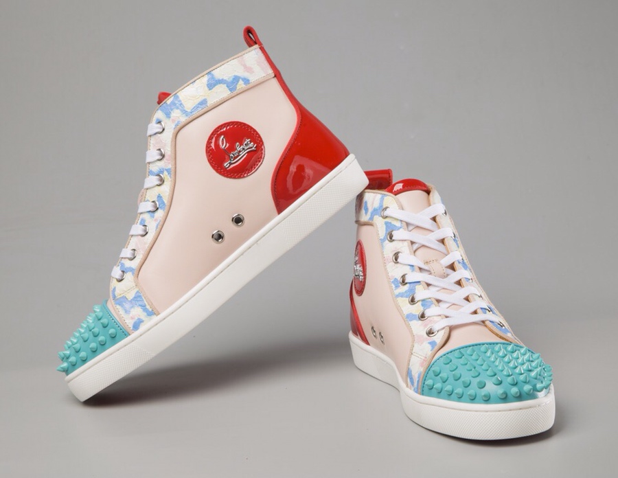 Christian Louboutin Sneaker Louis Spikes Flat