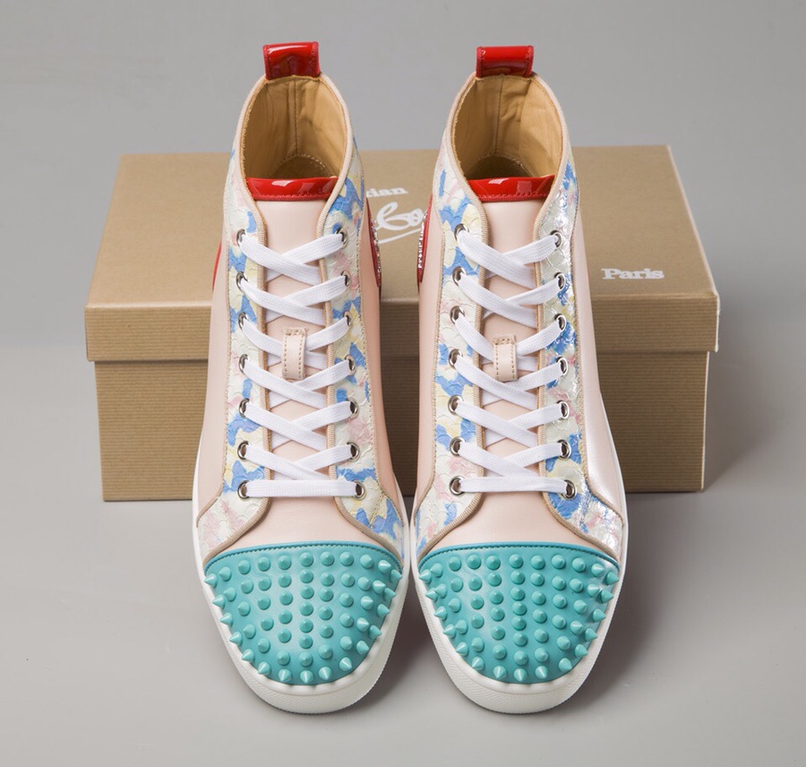 Christian Louboutin Sneaker Louis Spikes Flat