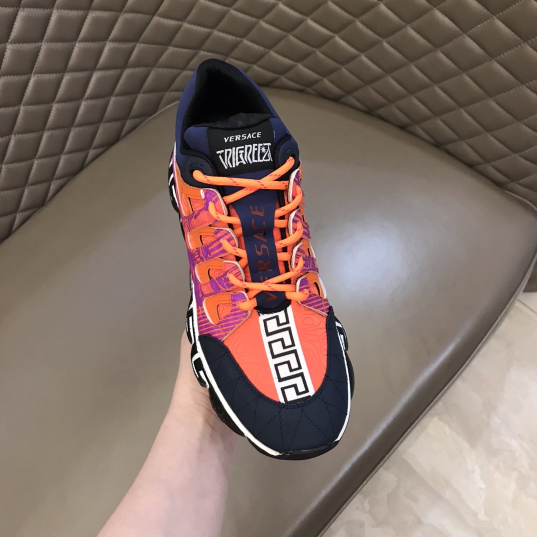 Versace Sneaker Trigreca in Orange