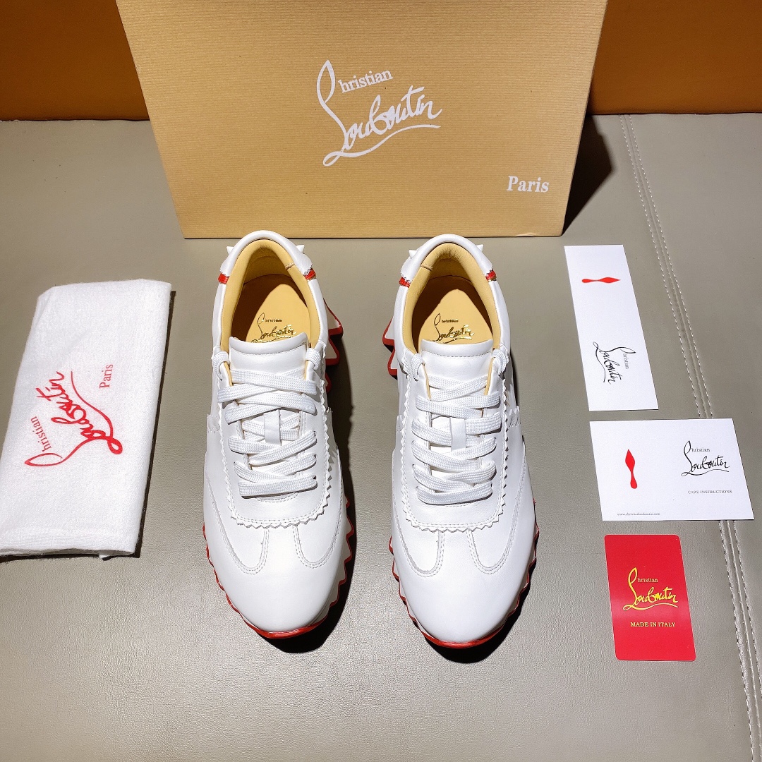 Christian louboutin Sneaker Loubishark in White