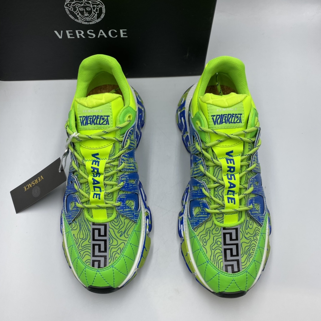 Versace Sneaker Trigreca in Green