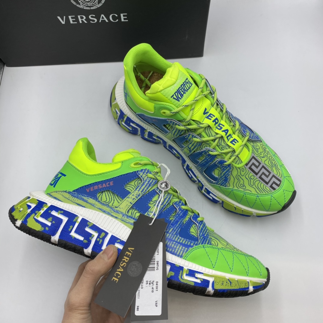 Versace Sneaker Trigreca in Green