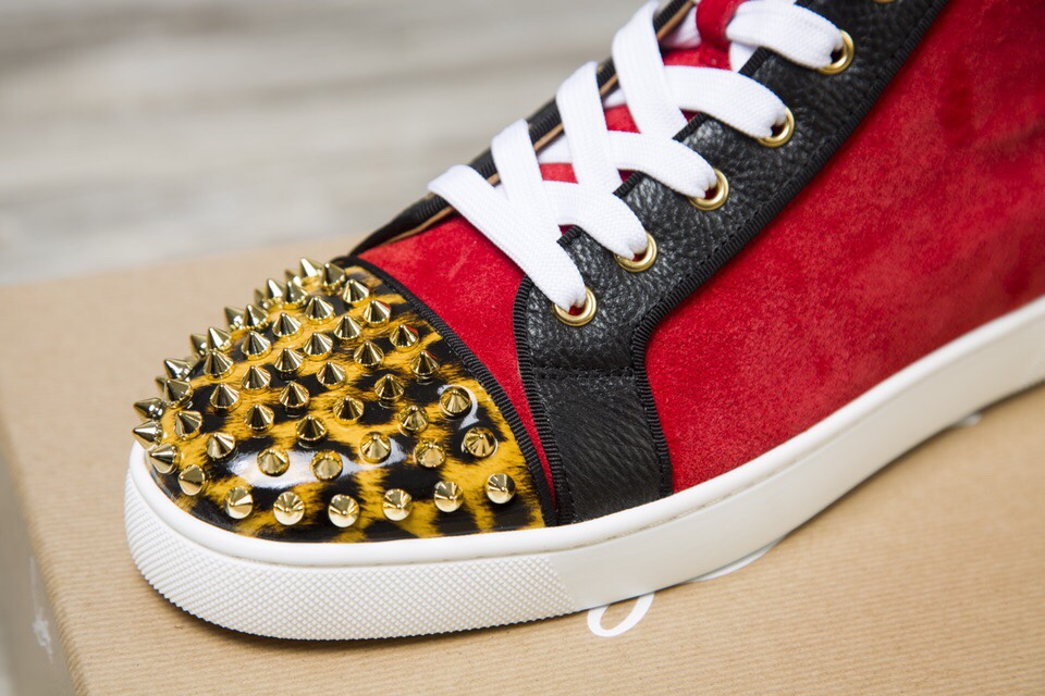 Christian Louboutin Sneaker Lou Spikes Orlato Flat