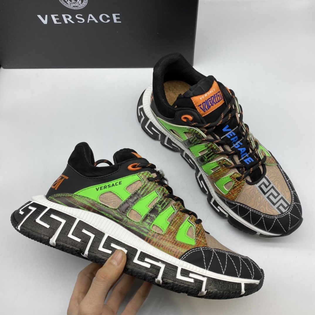 Versace Sneaker Trigreca in Brown
