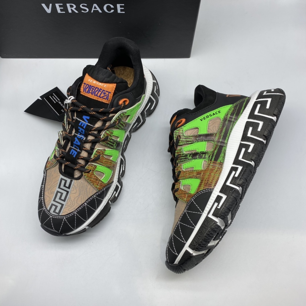 Versace Sneaker Trigreca in Brown