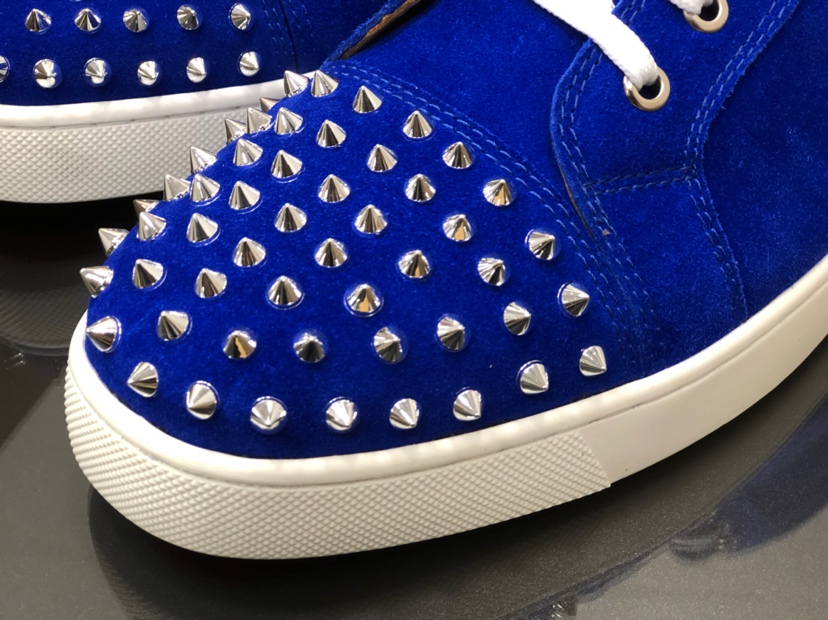 Christian Louboutin Sneaker Lou Spikes Orlato Flat