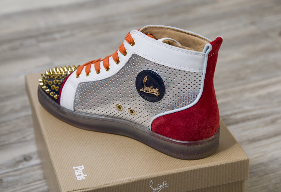 Christian Louboutin Sneaker Lou Spikes Flat