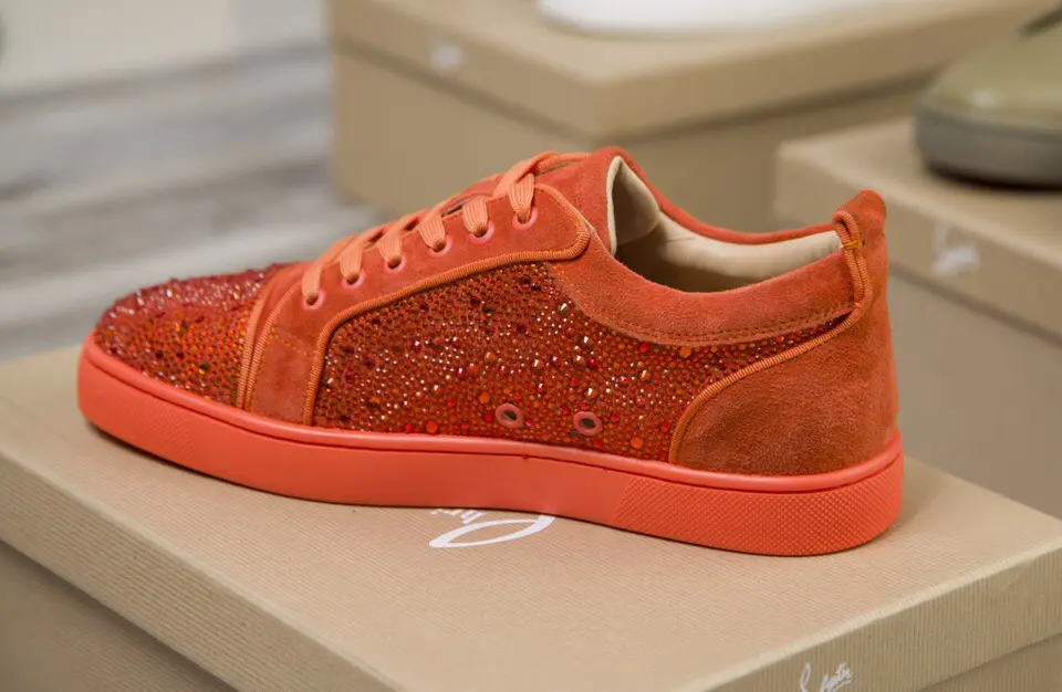 Christian Louboutin Sneaker Junior Strass Flat