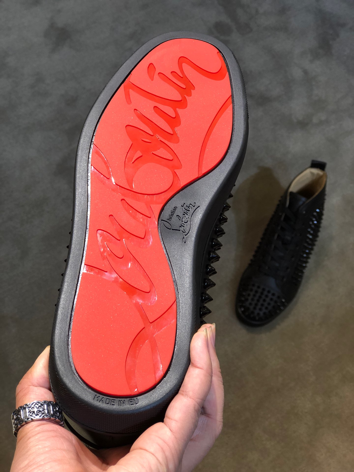 Christian Louboutin Sneaker Junior Spikes Flat