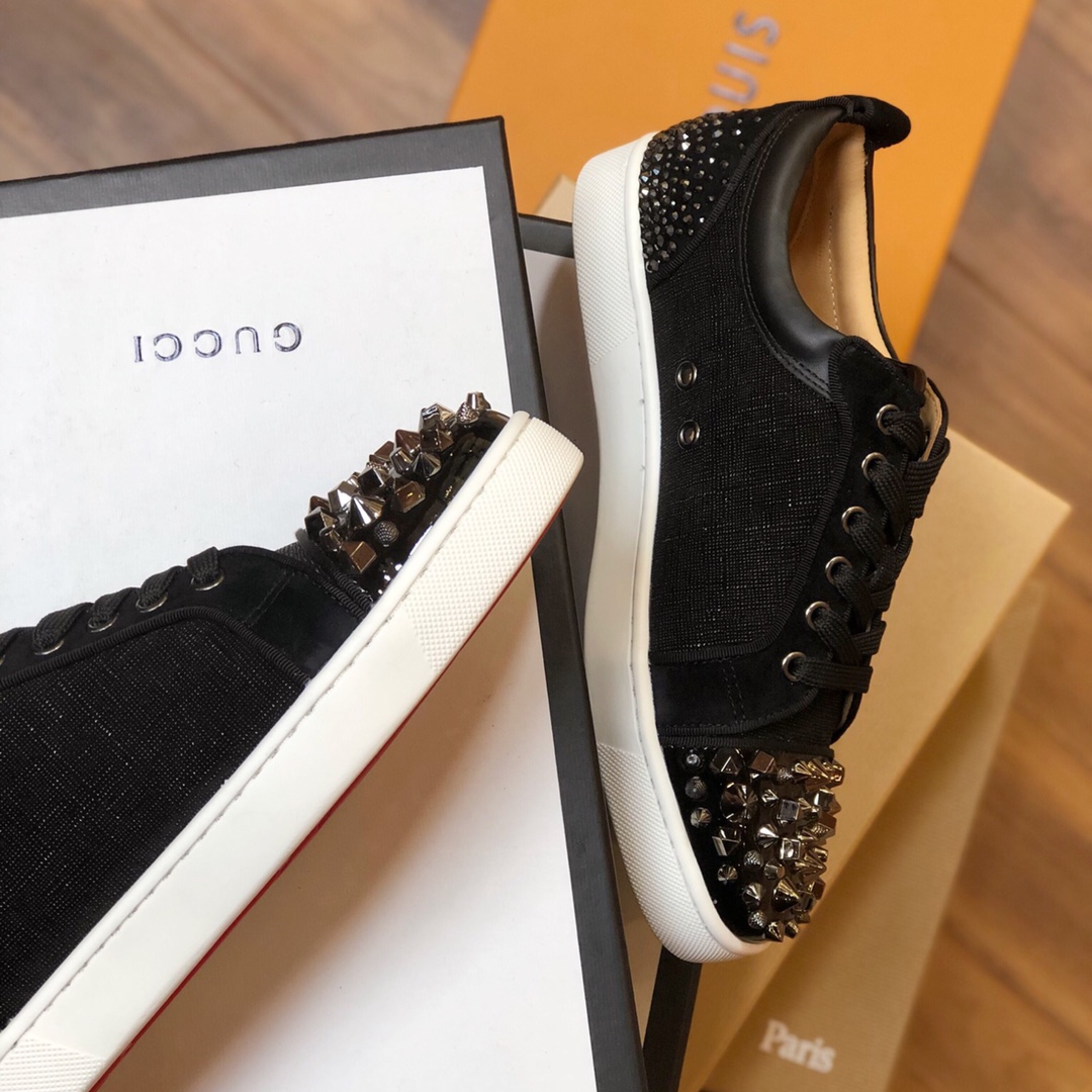 Christian Louboutin Sneaker Junior Spikes Flat